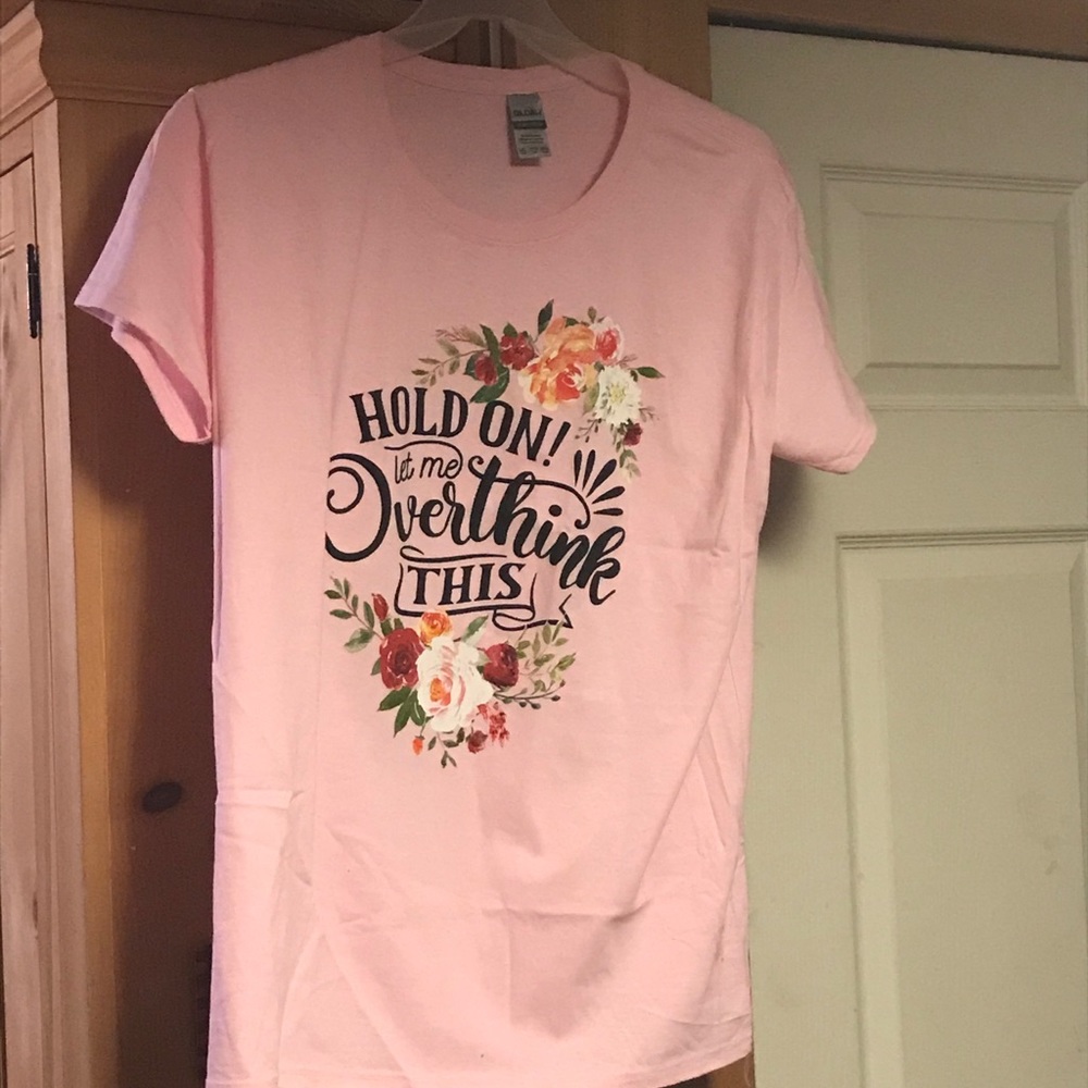 Pink flower T-shirt